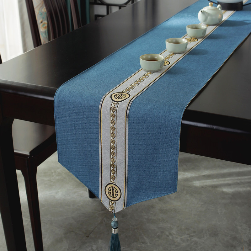 傲盛达新中式桌旗禅意防水茶席茶台布艺长条茶几桌布茶桌垫布床旗,居家布艺,桌旗,淘宝优惠券,粉丝福利购,淘宝优惠卷
