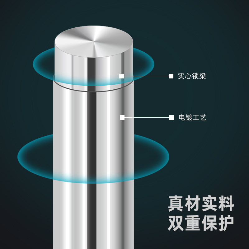 好汉摩托车锁不锈钢电动车锁防盗锁u型锁防撬U形抗60吨液压剪大锁