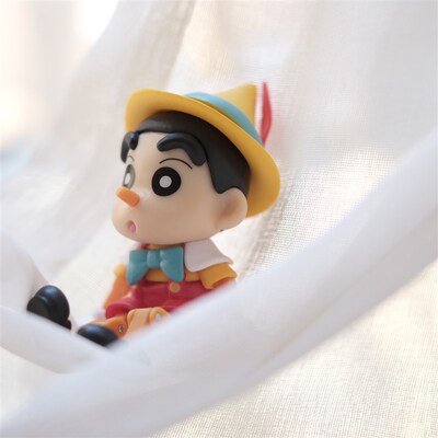超级迷你木偶奇遇记长鼻新酱公仔模型皮诺曹手办家居玩具装饰摆件