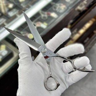 新款池田美发剪刀专业六寸剑型平剪干湿两用专业理发综合手型剪刀