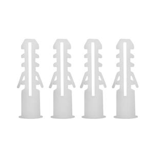 白色膨胀管/塑料膨胀螺丝 膨胀胶塞 6MM 8MM 10MM 12MM 1000个/包