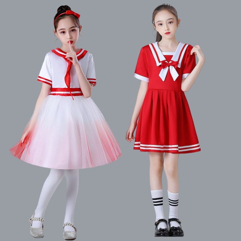 六一儿童合唱团中小学生红领巾演出服男女朗诵比赛红星闪闪表演服,童装/婴儿装/亲子装,儿童演出服,淘宝优惠券,粉丝福利购,淘宝优惠卷