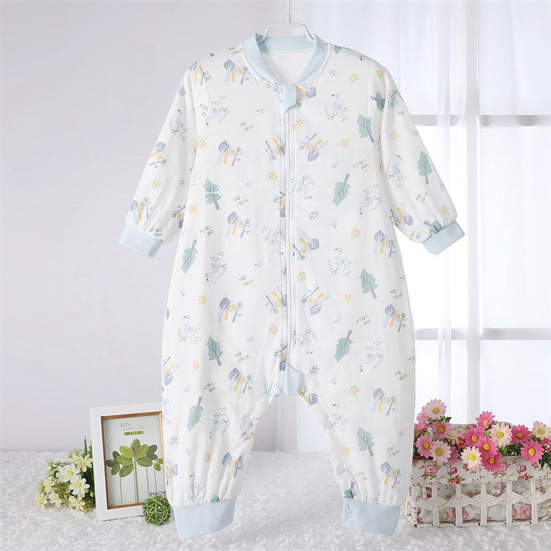 偶园夏季纱布拉链式宝宝分腿睡袋婴幼儿薄款防踢被睡衣睡袍薄软,婴童用品,睡袋/防踢被,淘宝优惠券,粉丝福利购,淘宝优惠卷