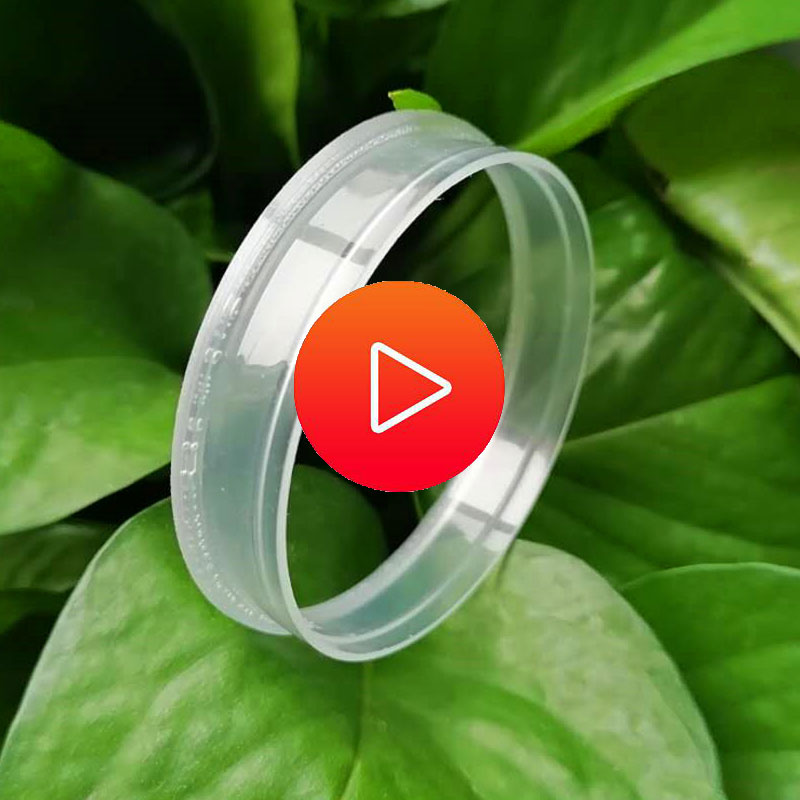 厂家加硬平菇套环出菇圈 食用菌棒胶圈 蘑菇秀珍带盖pp塑料耐高温