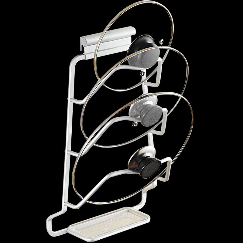 免打孔锅盖架放菜板的架子壁挂式厨房收纳用品置物架带接水家用挂