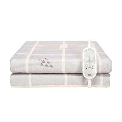 彩虹安全保护双控双温电热毯(双人印花)180*150cmTT180 L1352