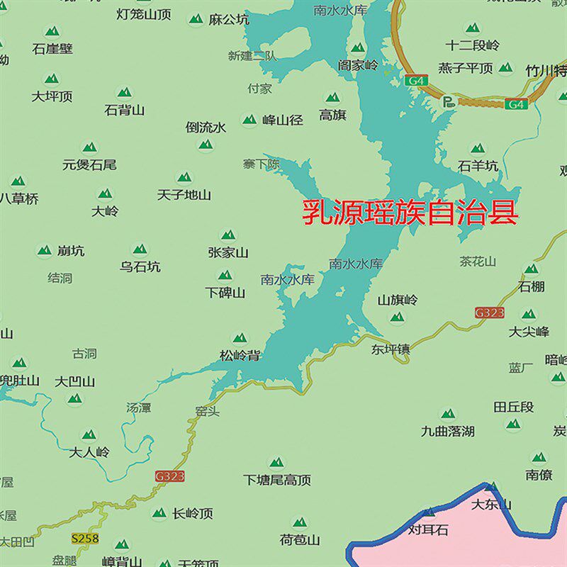 2021新款韶关市地图贴图办公室挂图高清防水墙壁贴超大装饰画定制