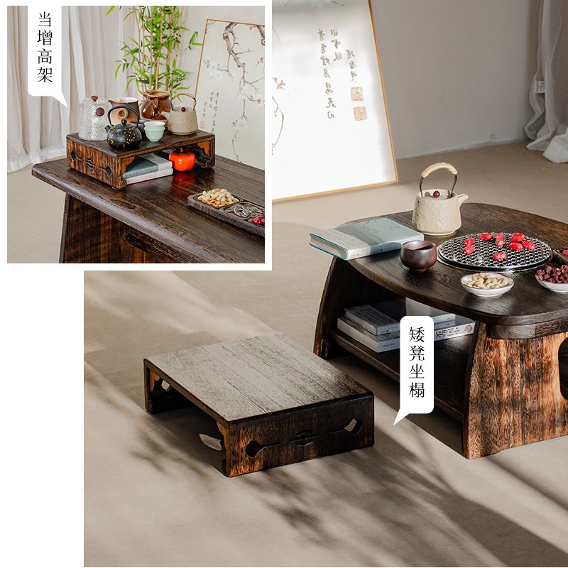 实木禅凳沙发凳钢琴踩脚电脑增高台矮桌打坐小板凳垫脚凳搁脚矮榻