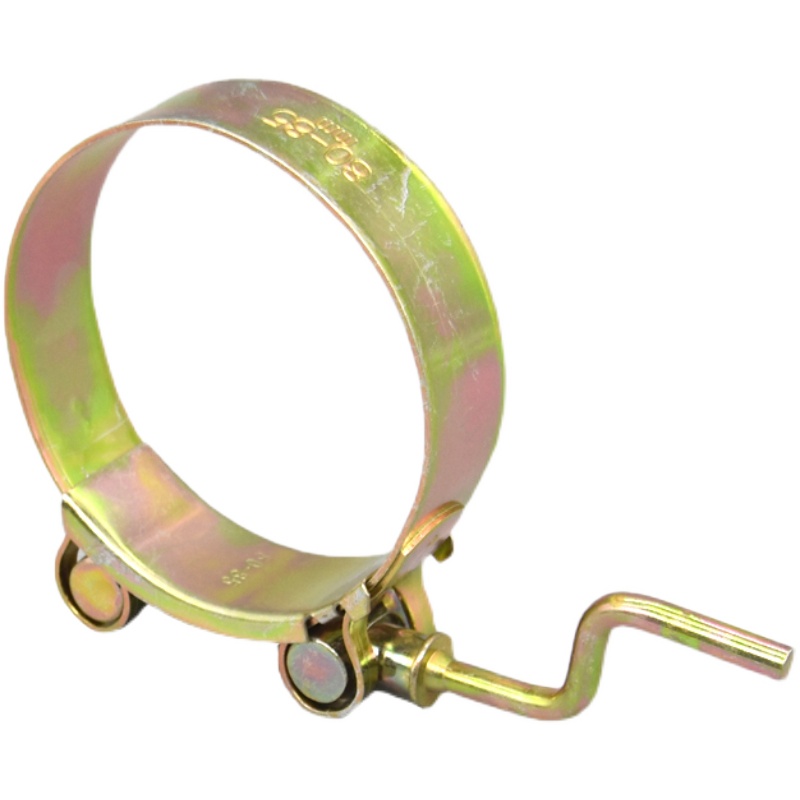 手摇式强力喉箍镀锌摇把重型不锈钢卡箍抱箍水管油管管卡子锁紧箍