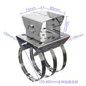 监控不锈钢中号抱箍支架 机护罩用监控不锈钢支架 道路立杆横杆装
