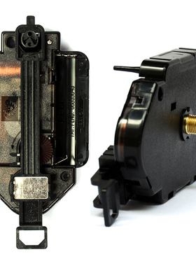 12888太阳摇摆机芯跳秒石英钟芯diy配件挂钟长轴8mm一体钟表芯