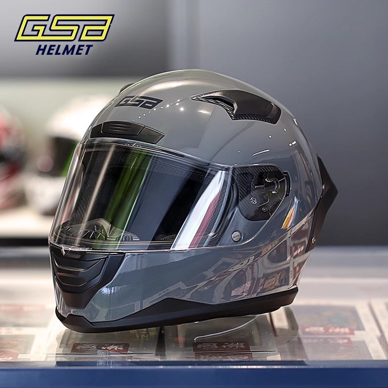 gsb371机车安全帽男女机车全盔3C全覆 覆式四季通用覆古个性安全