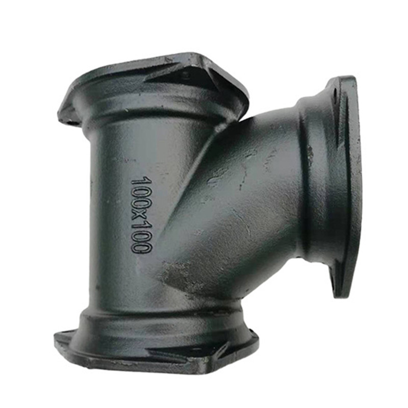 柔性铸铁管B型TY三通变径异径DN75 100 下水排水管接头管件配件