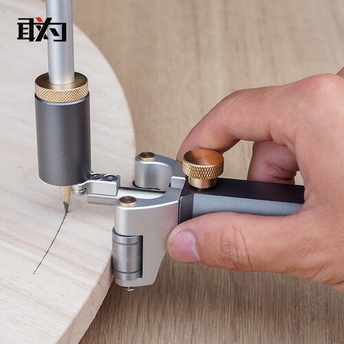 木工直线圆弧两用划线器平行画线器多功能划线工具敢为