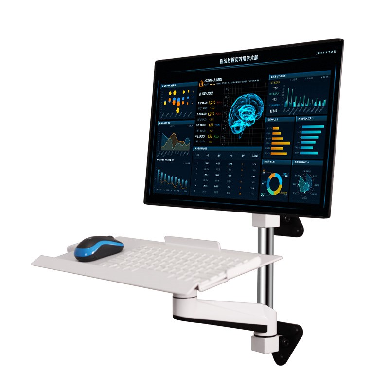 显示器支架工业设备电脑屏幕壁挂架一体机键盘拖悬臂支架FE110KB