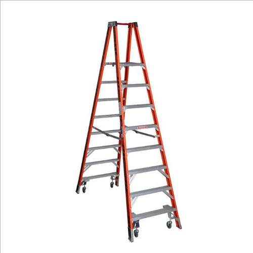 WERNER/稳耐244-5CN 家用梯子人字梯折叠梯防滑宽踏板加厚步铁梯