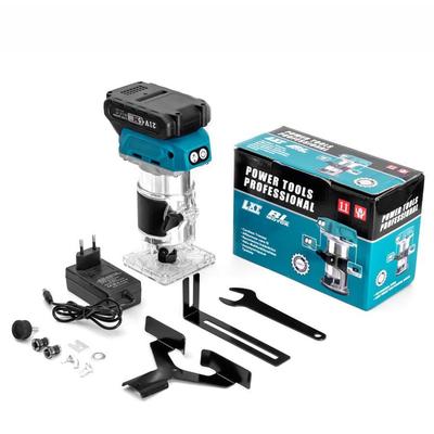 无刷锂电修边机电木铣雕刻机木工板开槽工具挖孔雕刻机小锣机