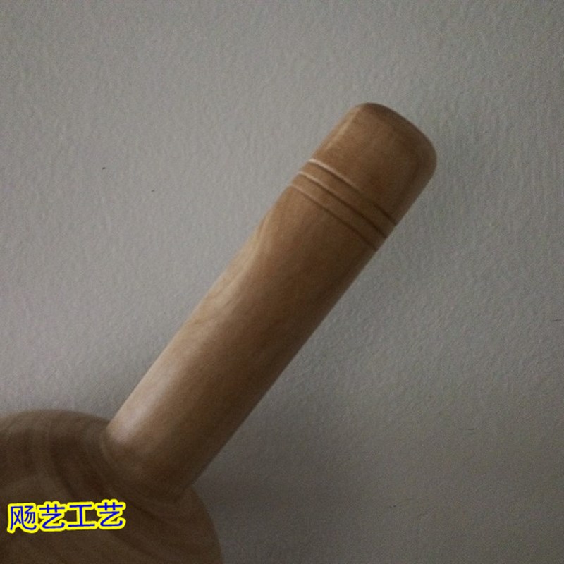 烧卖锤走锤做烧麦皮擀面杖烧麦槌固定轴式擀面杖滚动按摩锤圆球状