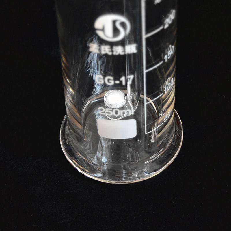 砂芯多孔洗气瓶G2砂芯玻璃板洗瓶0ml0ml1000ml实验室