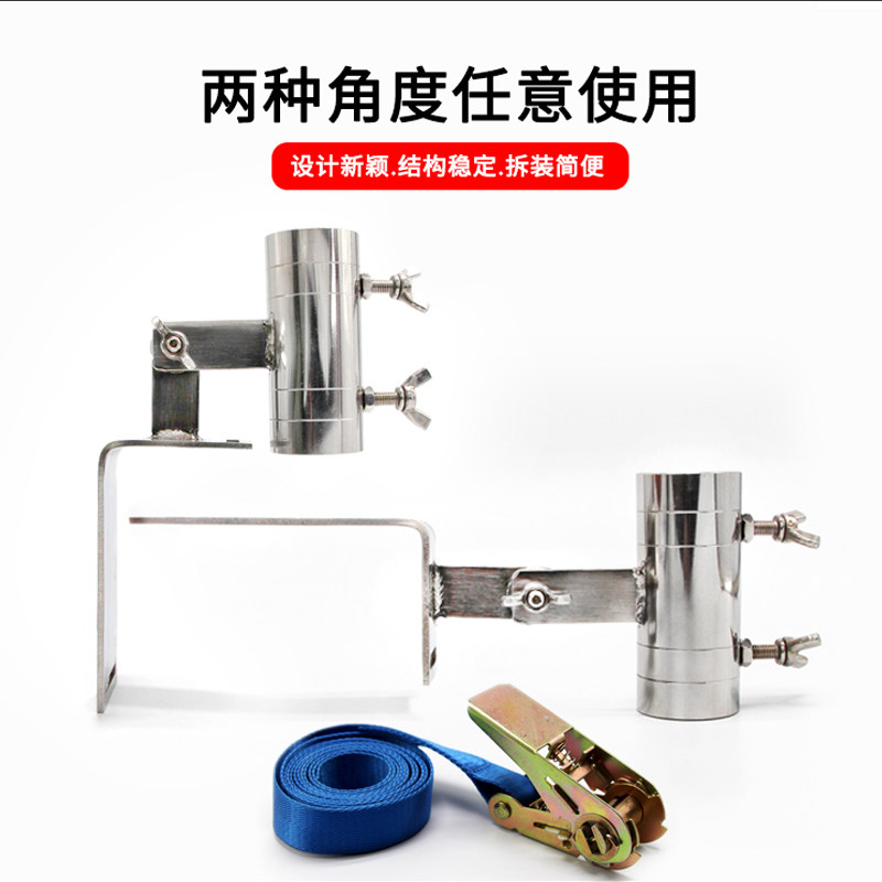 新款加厚加大桥钓伞架万向筏钓船钓渔具广告伞不锈钢抗风通用支架