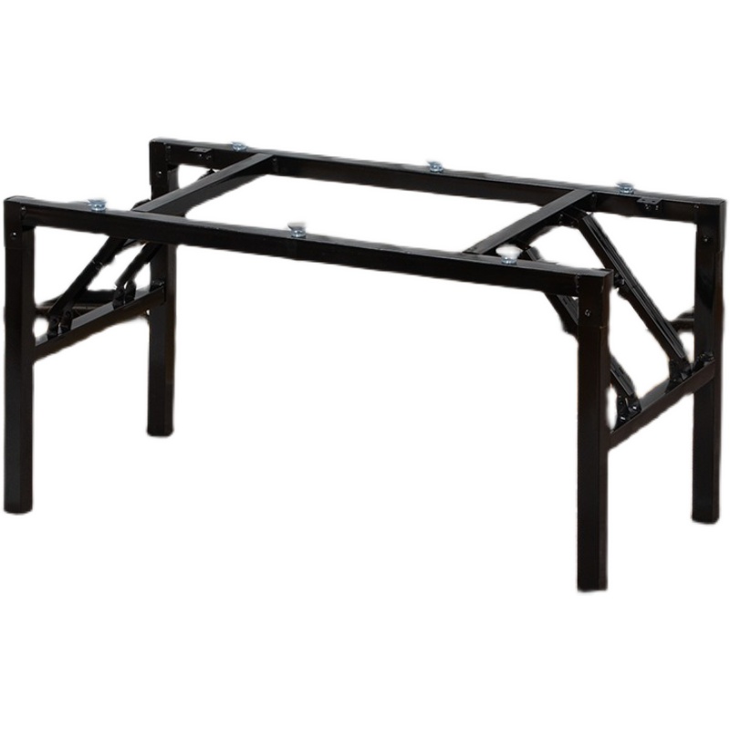 长方形桌架子 餐桌腿 金属支撑底座折叠餐桌架脚支架桌腿支架铁艺