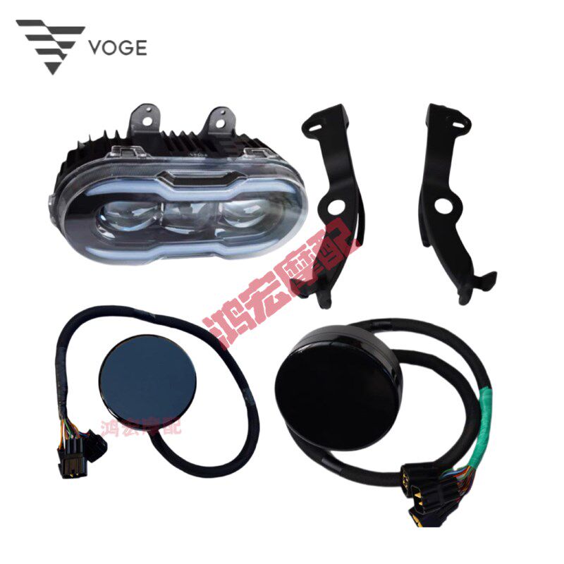 无极CU525前照灯大灯支架隆鑫LX500-3A仪表巡航复古太子原车配件