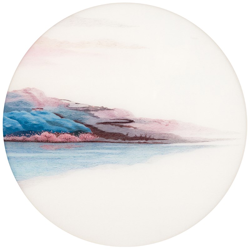 苏绣刺绣手工diy初学古风材料包真丝山水苏绣自己绣苏州礼品