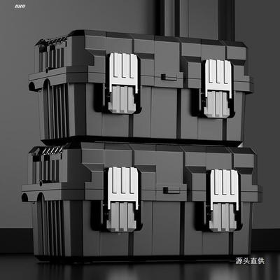 绿林工叠具收纳工业级家箱用多功能五金套箱装美术盒WFE电工折手