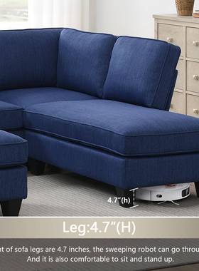 小轻奢家布艺沙发户55526客厅具后现代沙型发床