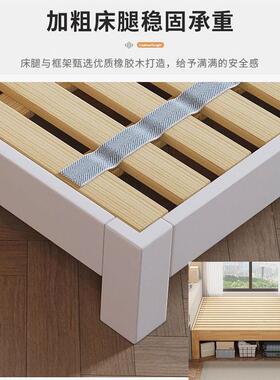 实木榻榻米排骨架架无床头简约尺寸任民小户床VHZ型宿靠意背矮床