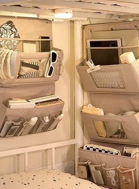 放衣物床边墙上ltao1007面挂篮好的床头手机收上铺纳挂袋宿物舍床