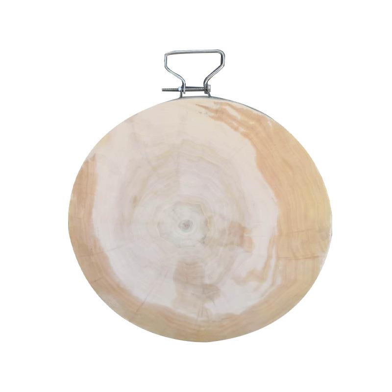 柳木家用实木菜板菜墩整木圆形砧板剁肉墩加厚案板防霉切菜板原木
