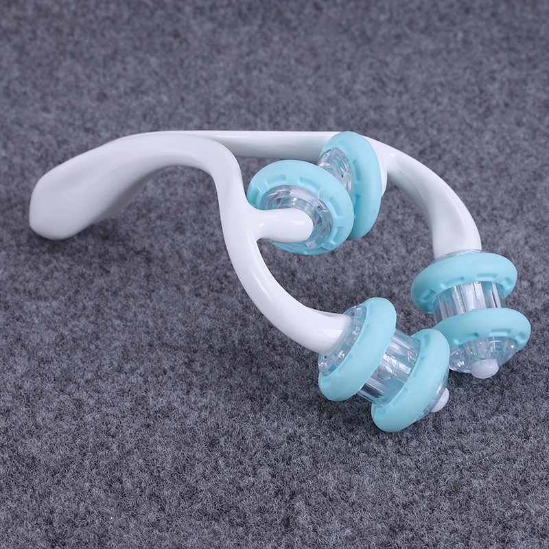 小腿肌肉按摩器小腿手臂滚轮式顽固肌肉腿刷美腿经络刷五行刷按摩