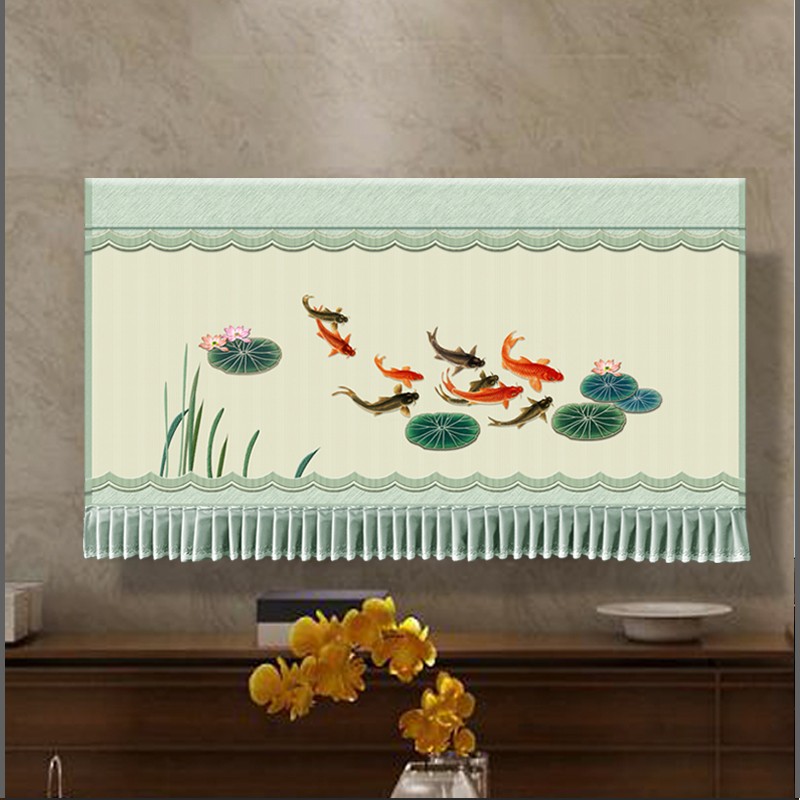 2021古典电视罩55寸液晶电视机挂式55 60 70 75 80寸中式防尘罩套