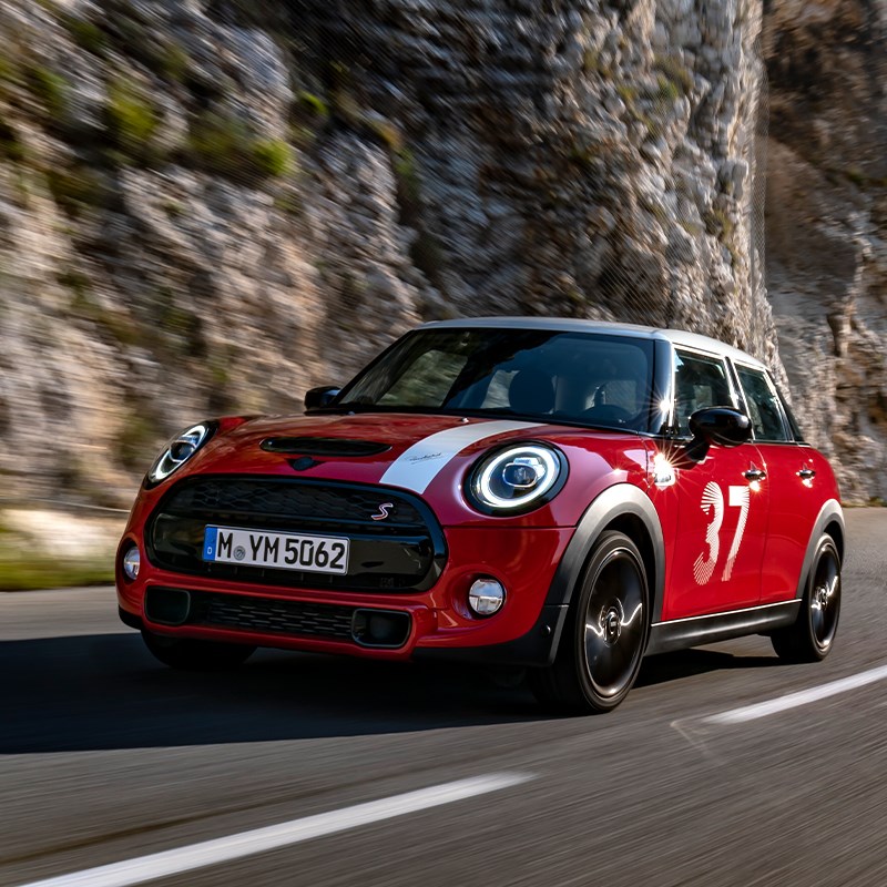 适用宝马mini cooper F56 F55 车身贴纸37号车贴拉花改装装饰