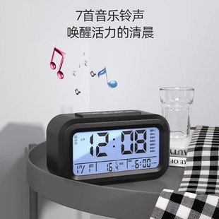闹钟学生专用起床神器强力叫醒儿童男女孩计时电子时钟表宿舍桌面