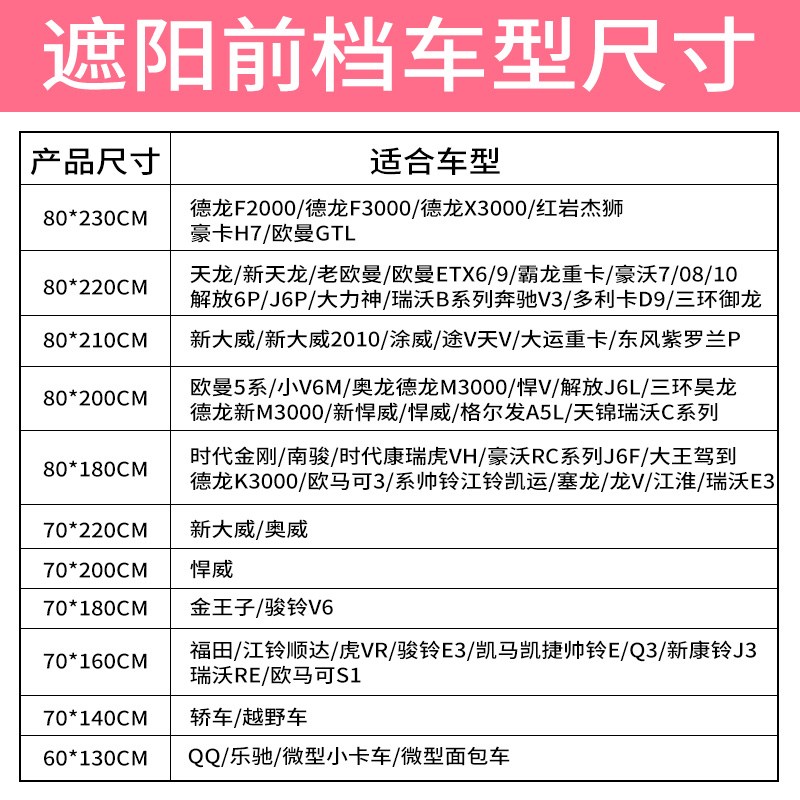 解放j6 j6m j6l j6p jh6f遮阳挡货车驾驶室遮阳帘板防晒隔热玻璃