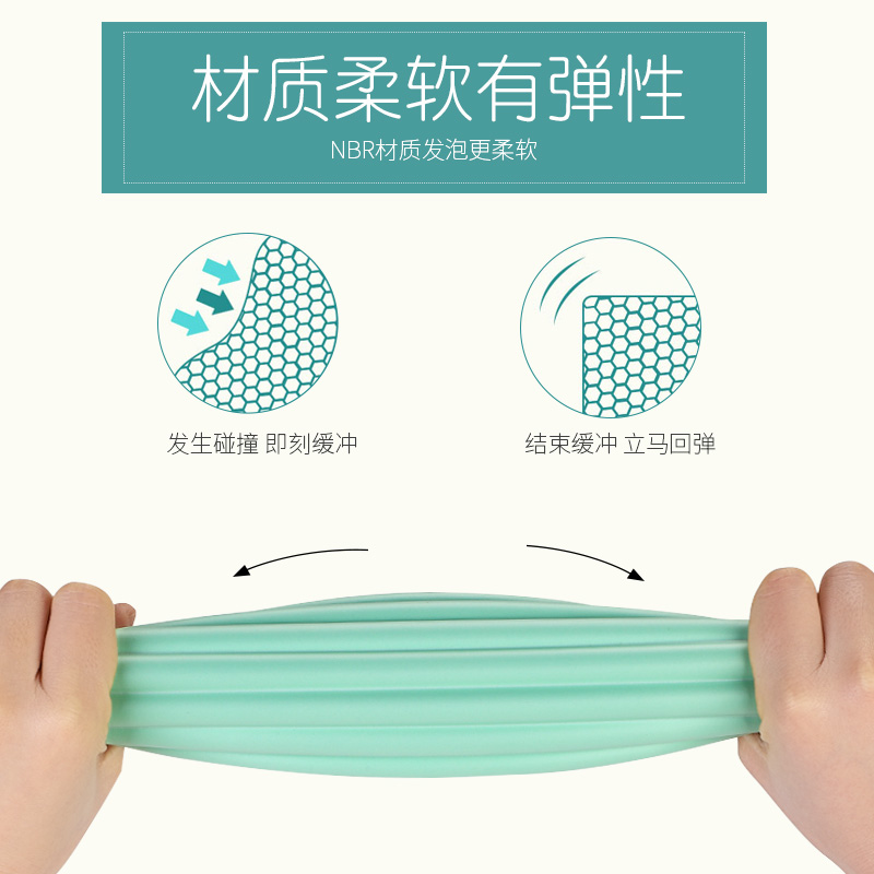 防撞条儿童桌窗台边角保护免贴床防磕碰海绵小孩头包边墙贴软包垫