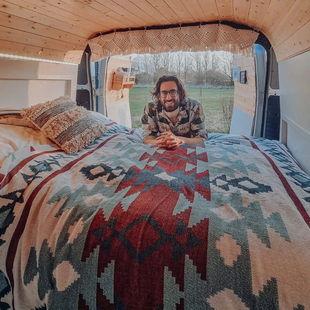 户外露营帐篷装饰休闲毯针织后备箱布置小毯子民宿家居休闲毯床盖