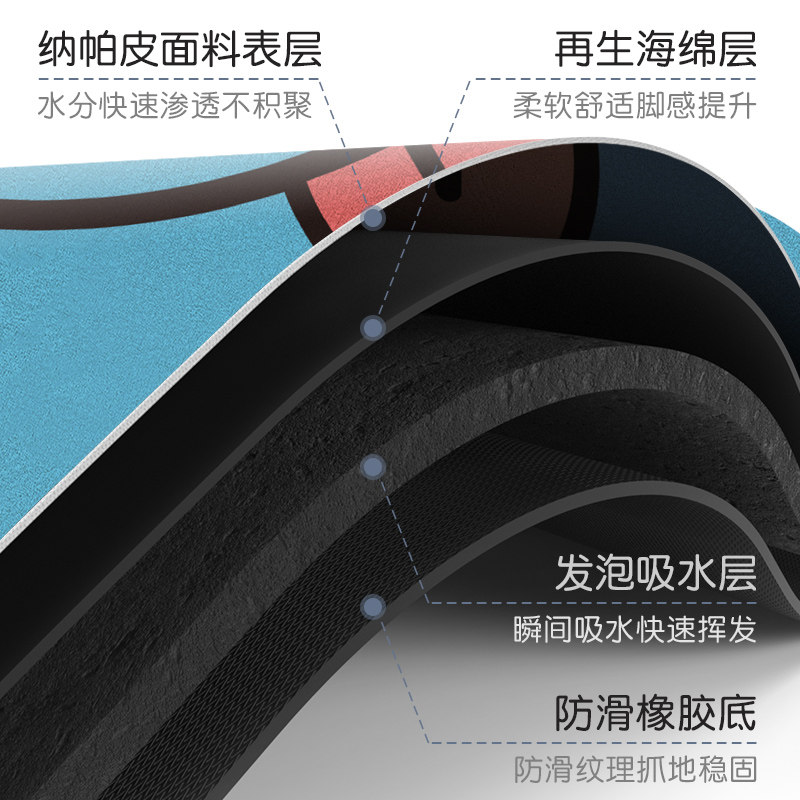 厨房沥水垫台面硅藻泥吸水垫家用可爱可擦杯碗碟干燥垫防滑餐桌垫,居家布艺,厨房地垫,淘宝优惠券,粉丝福利购,淘宝优惠卷