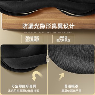 眼罩全遮光睡眠女士专用3d缓解眼疲劳午休睡觉助眠护腰罩耳塞成人