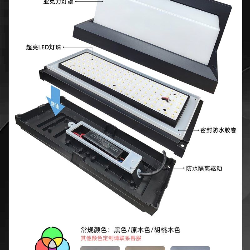 户外壁灯防水超亮照明大门阳光房灯室外别墅阳台庭院花园露台墙灯