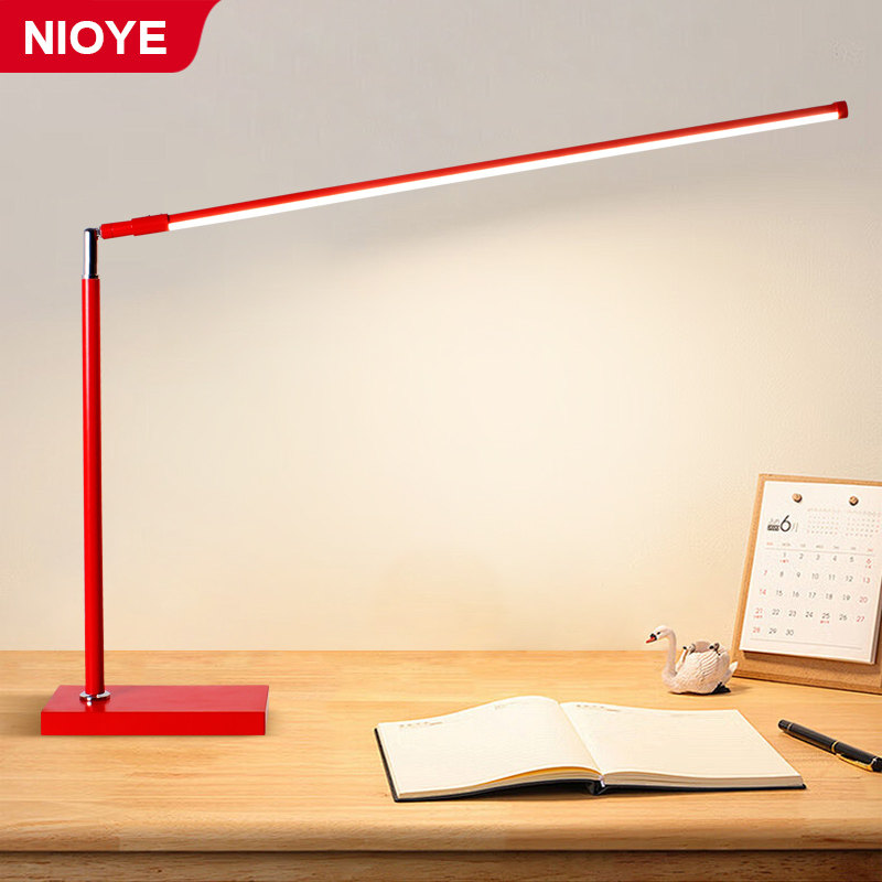 红色台灯女孩卧室护眼送女生的生日礼物女士少女心可爱公主房台灯