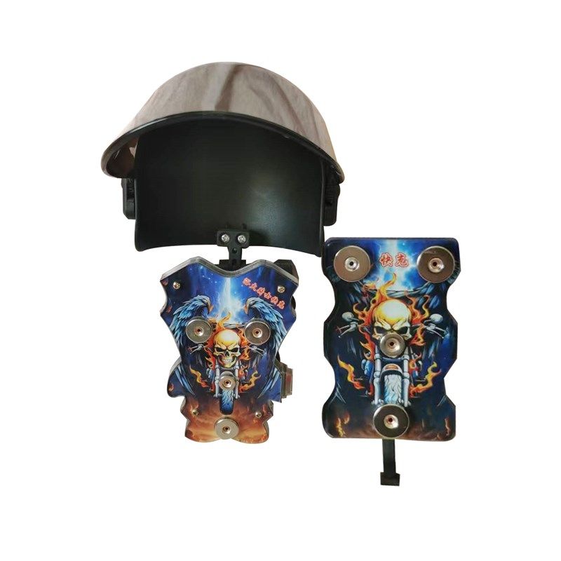 外卖骑手专用磁吸电动车手机支架摩托车手机支架无线充电减震支架