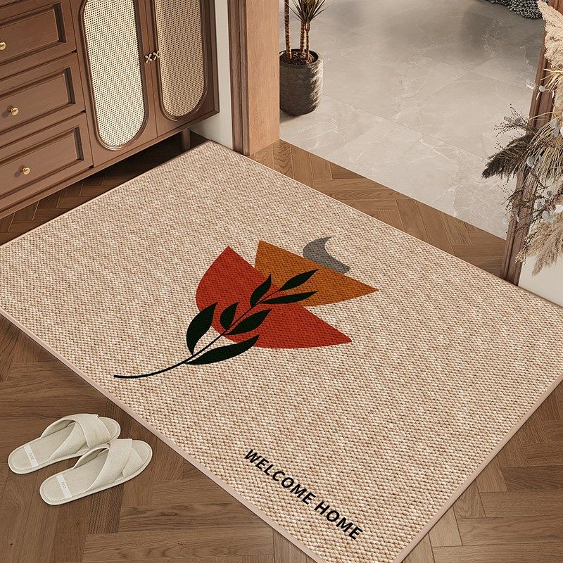 现代中式家用进门口地垫入户门垫防滑脚垫子门厅客厅踩脚地毯定制,居家布艺,入户地垫,淘宝优惠券,粉丝福利购,淘宝优惠卷