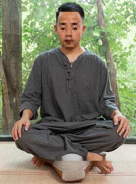 T型坐打坐禅垫面双盘打坐丁字垫可拆卸双透气ZRBhDD5w荞麦修垫打