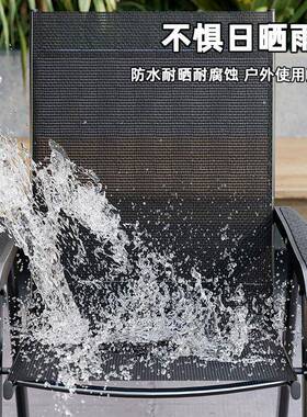 折叠可调平躺靠舍TIL背椅阳外台午休舒节适办公家用宿电脑椅庭院