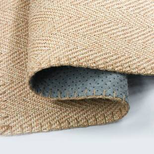 剑麻地毯黄麻羊毛仿剑麻海草地毯中式日式禅意地毯鱼骨纹卷毯工厂