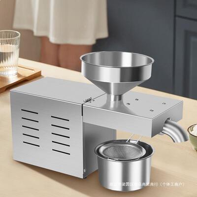 新款京酷庭不锈钢用榨RBN油机智家能电动小型商全用家冷热全自动