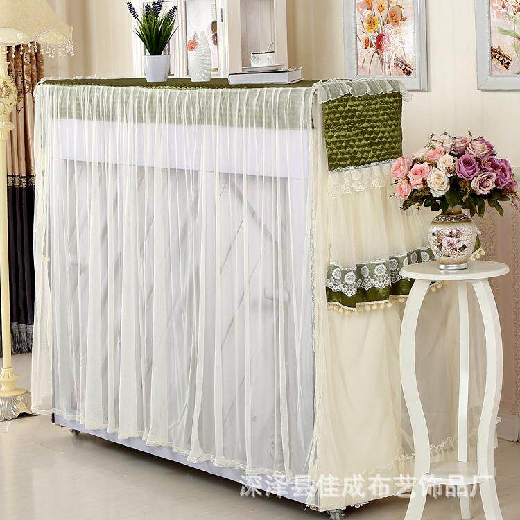 钢琴防尘罩全罩韩式开优UYL质蕾前丝琴钢罩带琴凳罩绿色原野